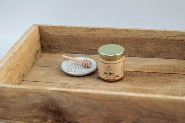 hai Tea Edition Gift Box featuring local Lancaster County products including chai tea, honey, candle, and handmade pottery dish in kraft box.