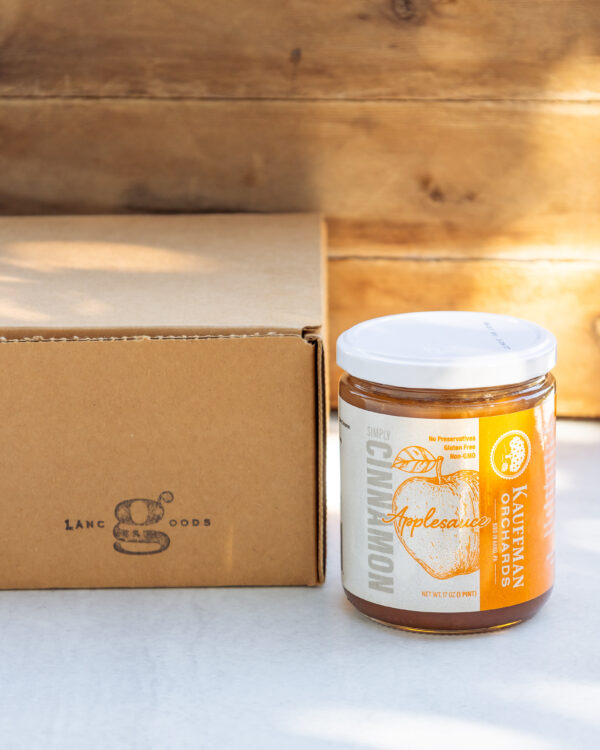 Deluxe Holiday Edition Gift Box styled for the holidays with local Lancaster County artisan products.