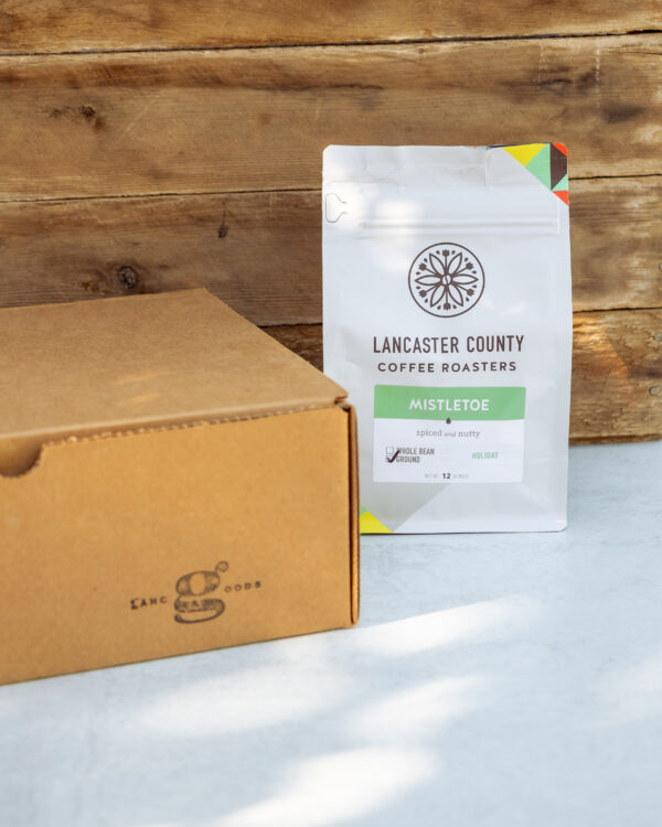 Deluxe Holiday Edition Gift Box styled for the holidays with local Lancaster County artisan products.